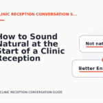 How to Sound Natural at the Start of a Clinic Reception Conversation